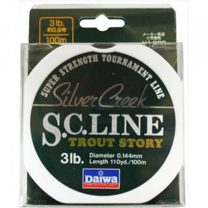 Монолеска DAIWA TD Silver Creek 3 Lb (0.144мм) - 150м 43178085646 Монолеска DAIWA TD Silver Creek 3 Lb (0.144мм) - 150м 43178085646